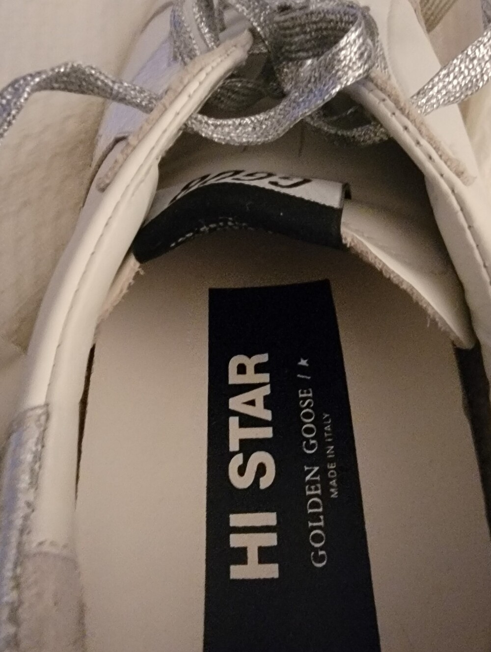 NW Dust Bag Golden Goose Silver Star Sneakers - Picture 11 of 13